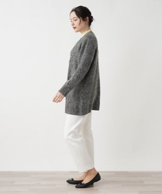 カシミヤ混ニットカーディガン【Ｌｅｉｌｉａｎ　ＷＨＩＴＥ　ＬＡＢＥＬ】【ＢＩＡＧＩＯＬＩ】