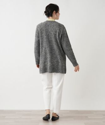 カシミヤ混ニットカーディガン【Ｌｅｉｌｉａｎ　ＷＨＩＴＥ　ＬＡＢＥＬ】【ＢＩＡＧＩＯＬＩ】