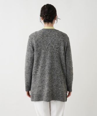 カシミヤ混ニットカーディガン【Ｌｅｉｌｉａｎ　ＷＨＩＴＥ　ＬＡＢＥＬ】【ＢＩＡＧＩＯＬＩ】