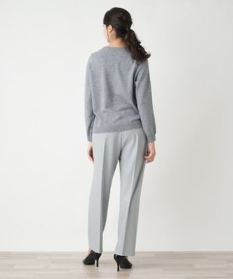 クルーネックニット【Ｌｅｉｌｉａｎ　ＷＨＩＴＥ　ＬＡＢＥＬ】