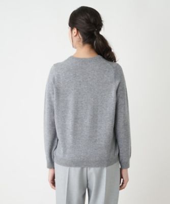 クルーネックニット【Ｌｅｉｌｉａｎ　ＷＨＩＴＥ　ＬＡＢＥＬ】