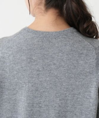 クルーネックニット【Ｌｅｉｌｉａｎ　ＷＨＩＴＥ　ＬＡＢＥＬ】