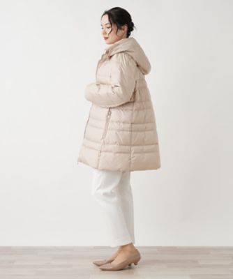 フーデッドダウンコート【Leilian WHITE LABEL