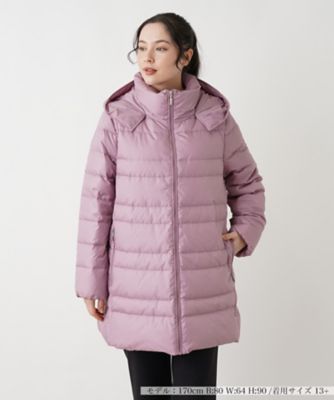 フーデッドダウンコート【Leilian WHITE LABEL