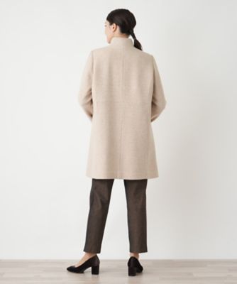 スタンドカラーコート【Leilian WHITE LABEL