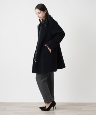 店舗人気】パイルジャージーコート【Leilian WHITE