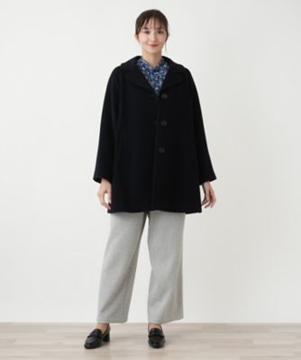 オープンカラーコート【Leilian WHITE LABEL