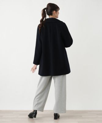 オープンカラーコート【Leilian WHITE LABEL