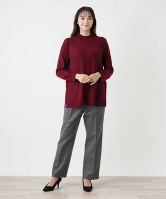 【店舗人気】カシミヤハイネックニット【Ｌｅｉｌｉａｎ　ＷＨＩＴＥ　ＬＡＢＥＬ】