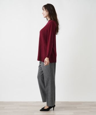 【店舗人気】カシミヤハイネックニット【Ｌｅｉｌｉａｎ　ＷＨＩＴＥ　ＬＡＢＥＬ】