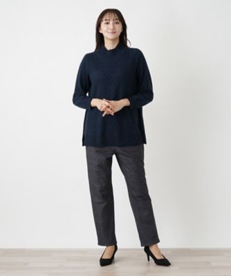 【店舗人気】カシミヤハイネックニット【Ｌｅｉｌｉａｎ　ＷＨＩＴＥ　ＬＡＢＥＬ】