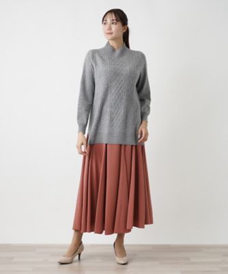【店舗人気】カシミヤハイネックニット【Ｌｅｉｌｉａｎ　ＷＨＩＴＥ　ＬＡＢＥＬ】