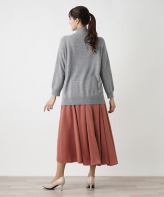 【店舗人気】カシミヤハイネックニット【Ｌｅｉｌｉａｎ　ＷＨＩＴＥ　ＬＡＢＥＬ】