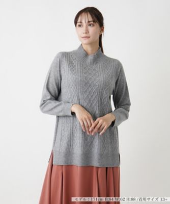 【店舗人気】カシミヤハイネックニット【Ｌｅｉｌｉａｎ　ＷＨＩＴＥ　ＬＡＢＥＬ】