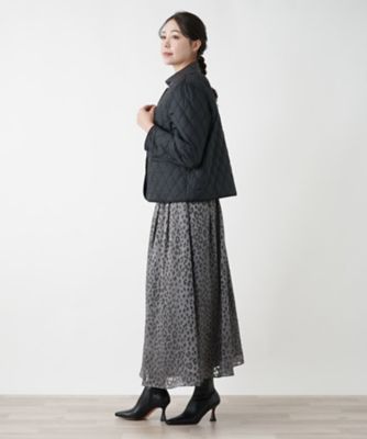 Leilian ホワイト ノーカラージャケット ノーカラージャケット【Leilian WHITE LABEL】|レリアン プラス