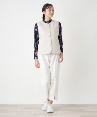 キルティングベスト【Ｌｅｉｌｉａｎ　ＷＨＩＴＥ　ＬＡＢＥＬ】