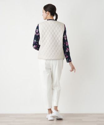 キルティングベスト【Ｌｅｉｌｉａｎ　ＷＨＩＴＥ　ＬＡＢＥＬ】