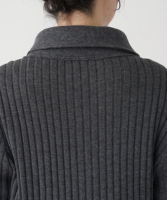 編地切替ロングカーディガン【Ｌｅｉｌｉａｎ　ＷＨＩＴＥ　ＬＡＢＥＬ】