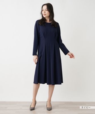 プリーツフレアワンピース【Ｌｅｉｌｉａｎ　ＷＨＩＴＥ　ＬＡＢＥＬ】