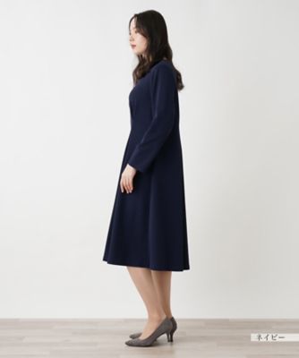 プリーツフレアワンピース【Ｌｅｉｌｉａｎ　ＷＨＩＴＥ　ＬＡＢＥＬ】