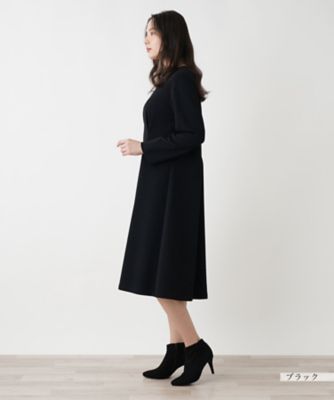 プリーツフレアワンピース【Ｌｅｉｌｉａｎ　ＷＨＩＴＥ　ＬＡＢＥＬ】