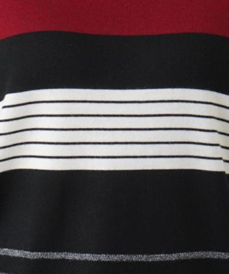 マルチボーダーハイネックニット【Ｌｅｉｌｉａｎ　ＷＨＩＴＥ　ＬＡＢＥＬ】