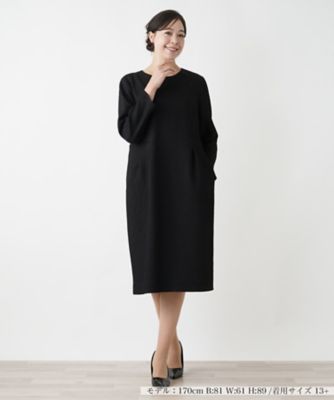 レリアン Leilian ワンピース （ブラック） セットアップ風ワンピース【ブラックフォーマル】 | Leilian