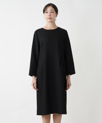 クルーネックワンピース【Leilian WHITE LABEL
