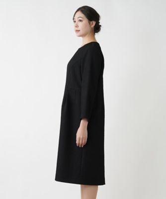 Leilian レリアン　プラスハウス　ノースリーブワンピース　ネイビー　XL Leilian レリアン プラスハウス ノースリーブワンピース