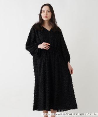 ＜Leilian plus house (Women/大きいサイズ)＞ボリュームスリーブサックワンピース【ＴＨＥ　ＮＥＷ】