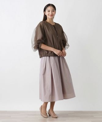 Leilian PLUS HOUSE / レリアンプラスハウス 【店舗人気】ニットジップブルゾン 店舗人気】ニットジップブルゾン | Leilian plus house (Women
