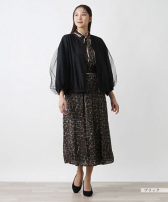 ジップブルゾン【THE NEW】 | Leilian plus house (Women
