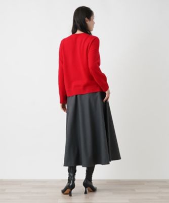 ストライプラップスカート