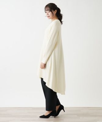 ロングニットプルオーバー【THE NEW】 | Leilian plus