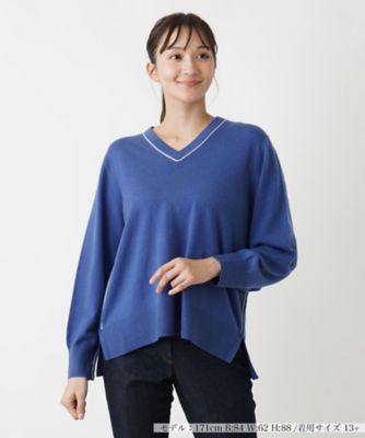 ＜Leilian plus house (Women/大きいサイズ)＞セーター【ＢＯＵＲＧＥ】