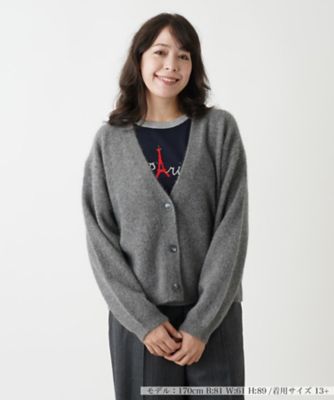 Leilian plus house (Women/大きいサイズ)/レリアン　プラスハウス ショート丈カーディガン【ＴＨＥ　ＮＥＷ】
