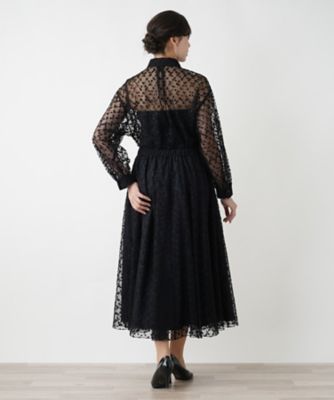 チュールブラウス【THE NEW】【Leilian WHITE 