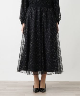 チュールフレアスカート【ＴＨＥ　ＮＥＷ】【Ｌｅｉｌｉａｎ　ＷＨＩＴＥ　ＬＡＢＥＬ】