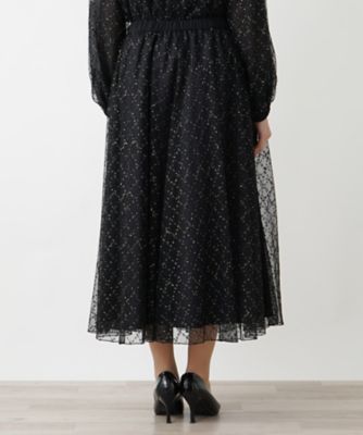 チュールフレアスカート【ＴＨＥ　ＮＥＷ】【Ｌｅｉｌｉａｎ　ＷＨＩＴＥ　ＬＡＢＥＬ】