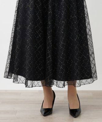 チュールフレアスカート【ＴＨＥ　ＮＥＷ】【Ｌｅｉｌｉａｎ　ＷＨＩＴＥ　ＬＡＢＥＬ】