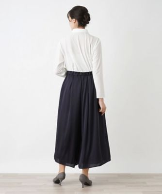 ウエストゴム入りスカーチョ