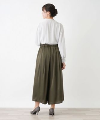 ウエストゴム入りスカーチョ