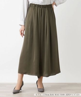 ウエストゴム入りスカーチョ