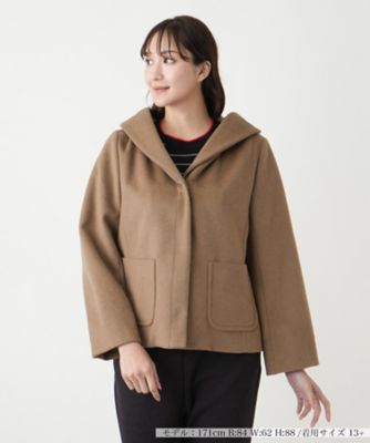 ＜Leilian plus house (Women/大きいサイズ)＞フーデッドジャケット【ＴＨＥ　ＮＥＷ】【Ｌｅｉｌｉａｎ　ＷＨＩＴＥ　ＬＡＢＥＬ】