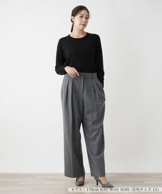 レリアン レディース パンツスーツ セットアップ ゼニア