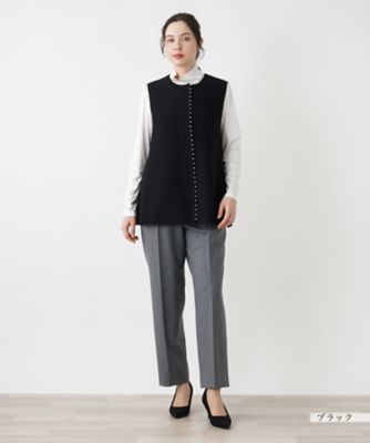 比翼ニットベスト【プラス企画】 | Leilian plus house (Women