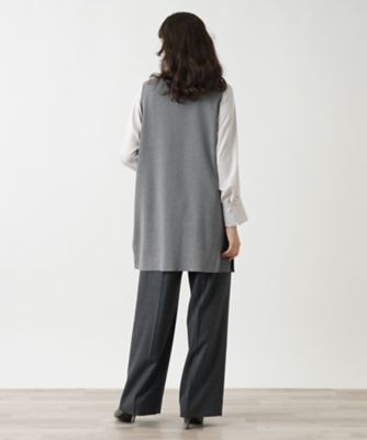 【店舗人気】ロングベスト【プラス企画】