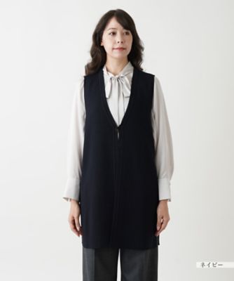 【店舗人気】ロングベスト【プラス企画】