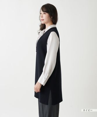 【店舗人気】ロングベスト【プラス企画】