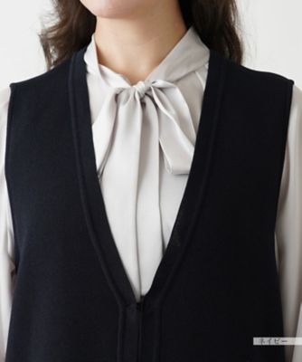【店舗人気】ロングベスト【プラス企画】